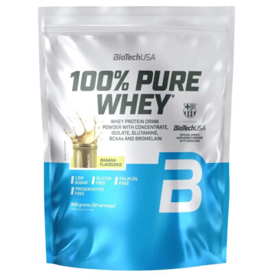 BioTech USA 100% Pure Whey 900g Banane