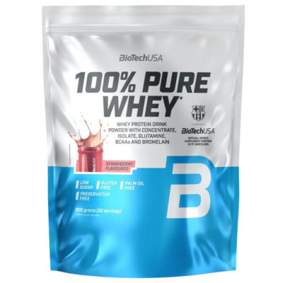 BioTech USA 100% Pure Whey 900g Strawberry