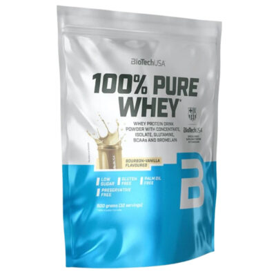 BioTech USA 100% Pure Whey 900g Bourbon Vanille