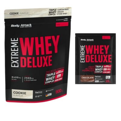 Body Attack Extreme Whey Deluxe 900g Banane