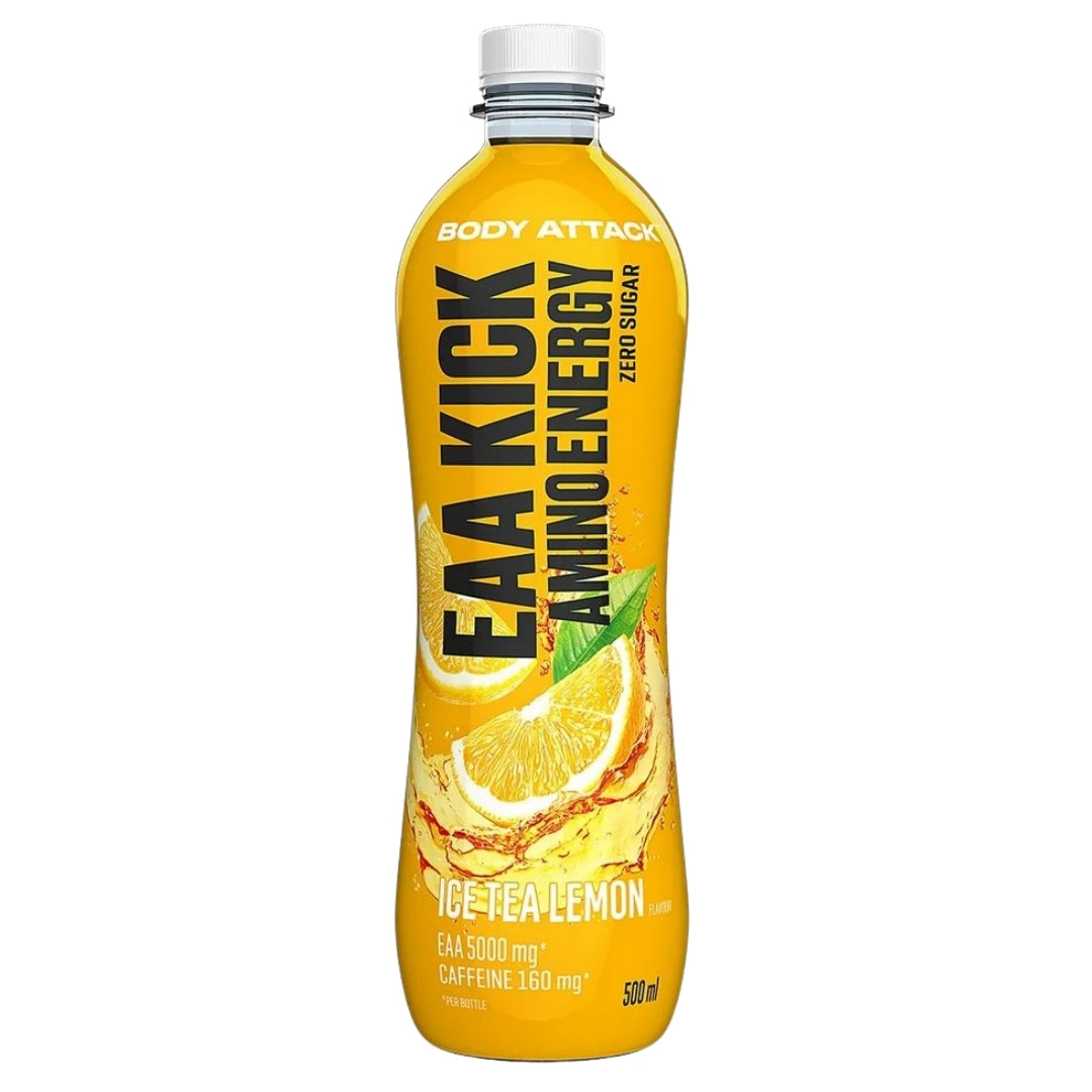 Body Attack EAA Kick Amino Energy - 500ml Ice Tea Lemon