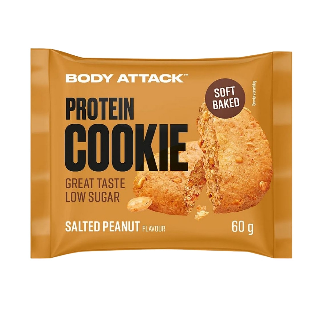 Body Attack Protein Cookie - 1 x 60g Cookie Salted Peanut