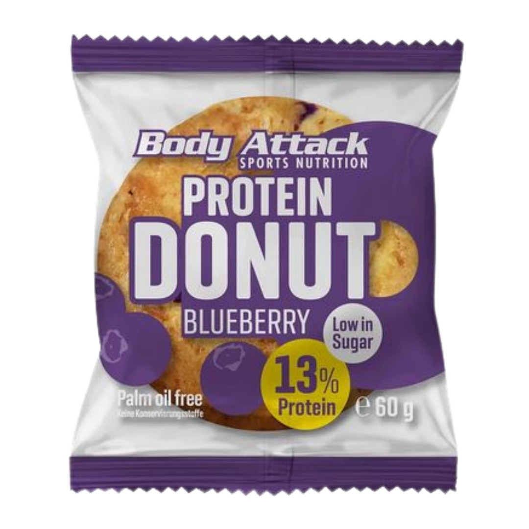 Body Attack Protein Donut - 1 x 60g Donut Blueberry