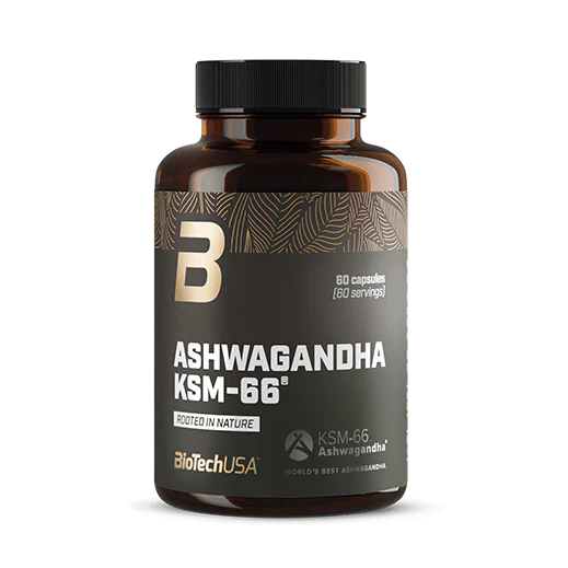 Biotech USA Ashwagandha KSM-66® from organic sources, 60 Kapseln