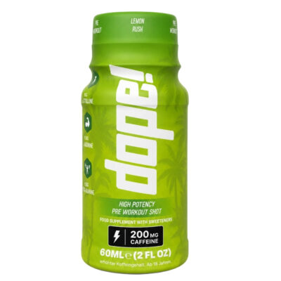 Dope! Nutrition Pre-Workout Shot - 1 x 60ml Lemon Rush