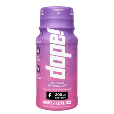 Dope! Nutrition Pre-Workout Shot - 1 x 60ml Strawberry Vice