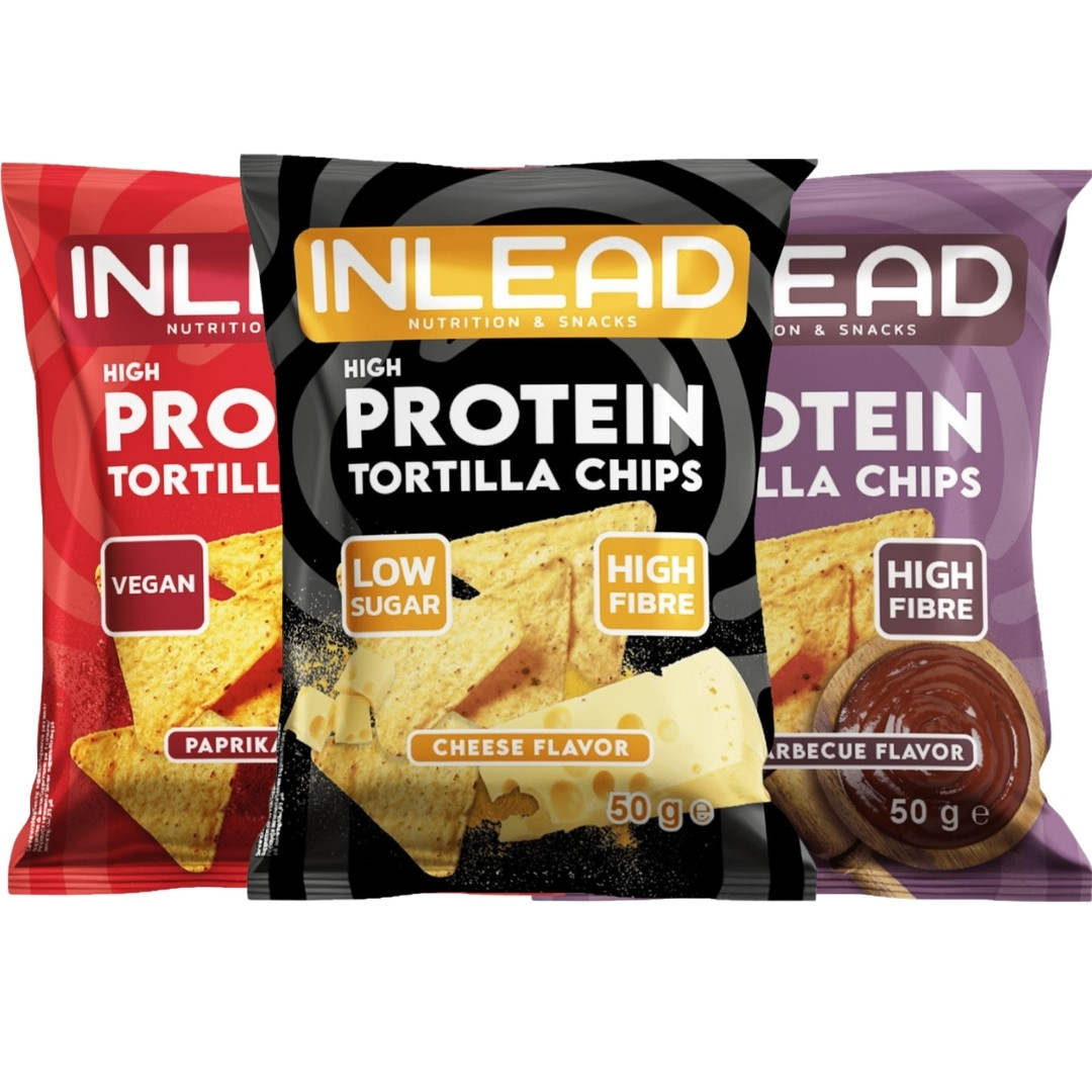 Inlead Nutrition High Protein Tortilla Chips - 50g Smoky Barebecue