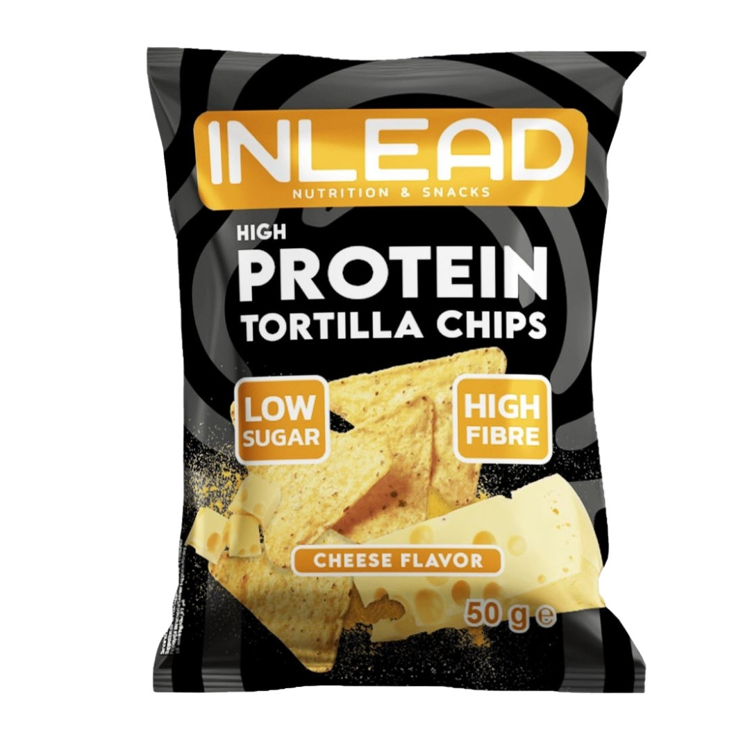 Inlead Nutrition High Protein Tortilla Chips - 50g Cheese