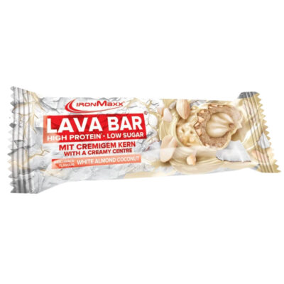 IronMaxx Lava Bar - 1 Riegel - 40g White Almond Coconut