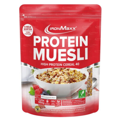 IronMaxx Protein Müsli (MHD-Ware) White Chocolate Vanilla (MHD: 31/05/2026)