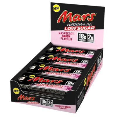 Mars Hi Protein Low Sugar Bar - 12x55g im Karton (MHD-Ware) Raspberry Smash (MHD: 13/08/2026)
