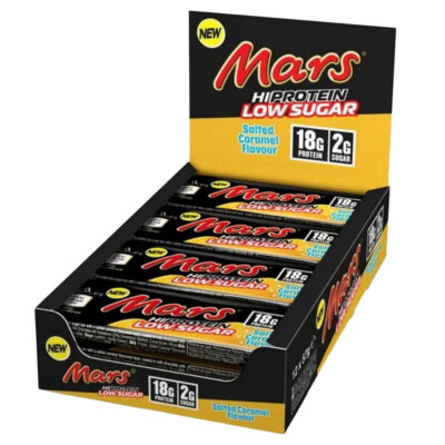 Mars Hi Protein Low Sugar Bar - 12x55g im Karton (MHD-Ware) Salted Caramel (MHD: 14/08/2026)