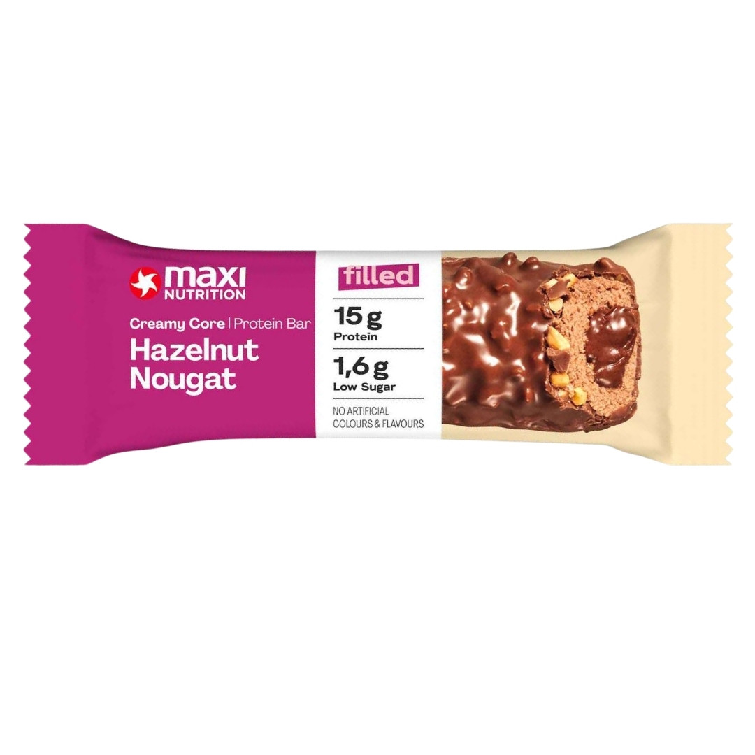 Maxi Nutrition Creamy Core Protein Bar - 1 x 45g Riegel Hazelnut Nougat