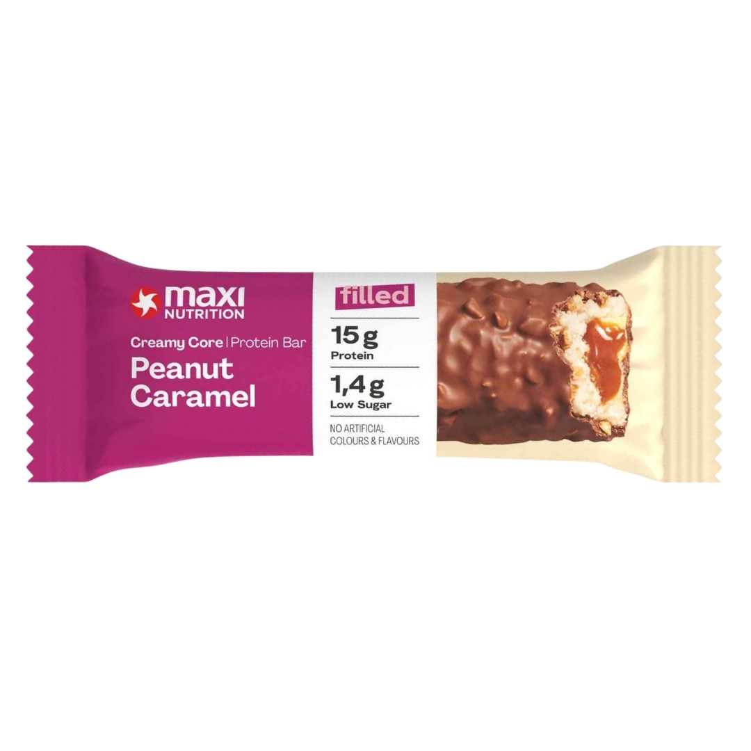 Maxi Nutrition Creamy Core Protein Bar - 1 x 45g Riegel Peanut Caramel