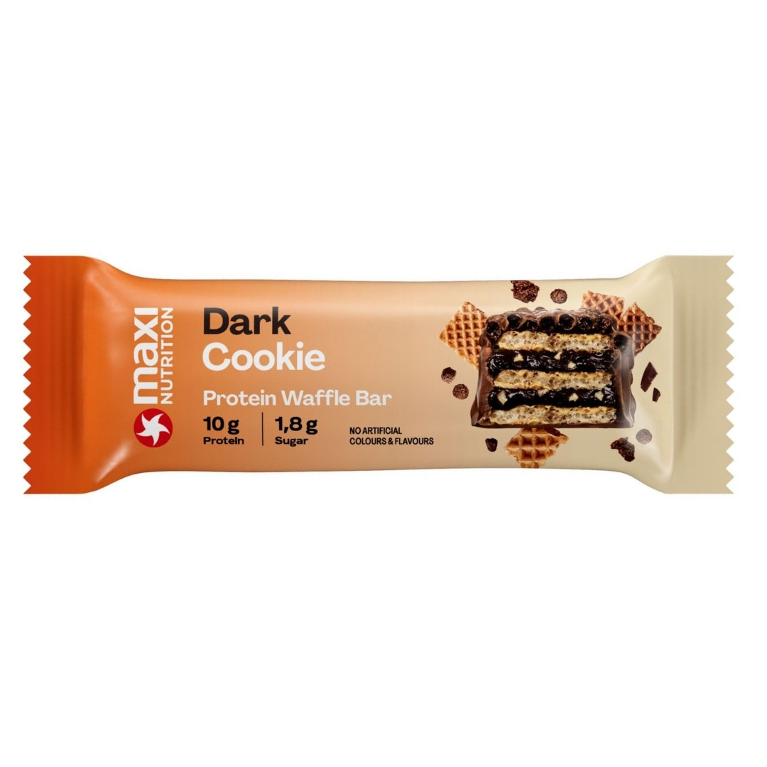 Maxi Nutrition Protein Waffle Bar - 1 x 39g Riegel Dark Cookie