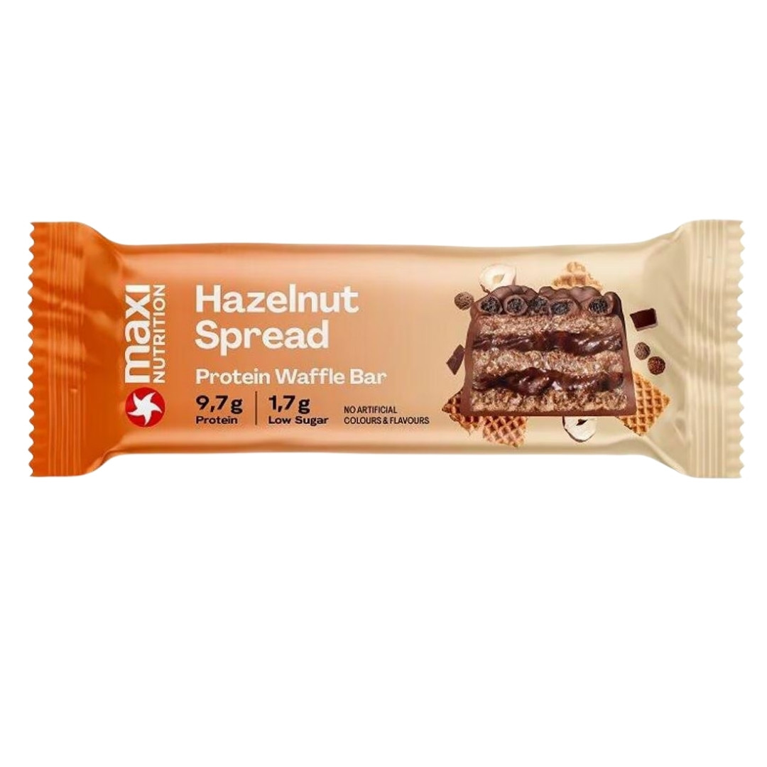 Maxi Nutrition Protein Waffle Bar - 1 x 39g Riegel Hazelnut Spread