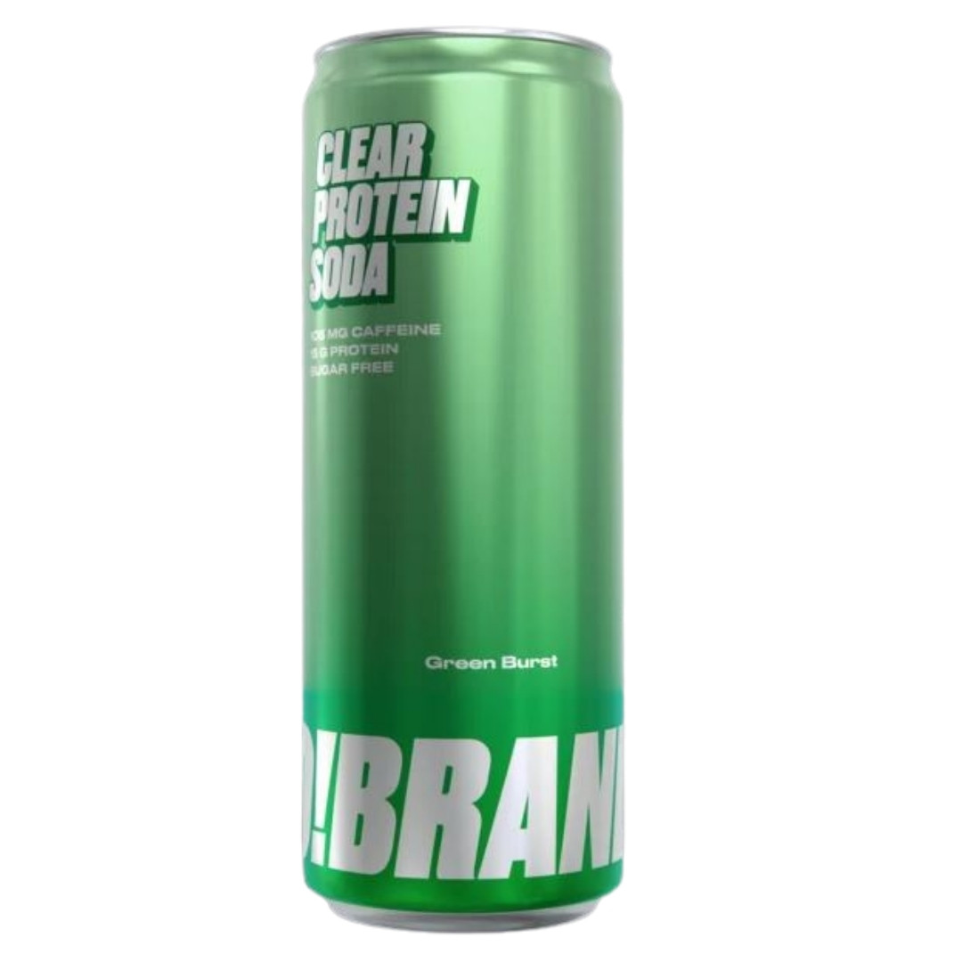 Pro!Brands Clear Protein Soda - 330ml Green Burst