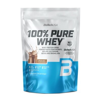 Biotech USA 100% Pure Whey 400g Haselnuss