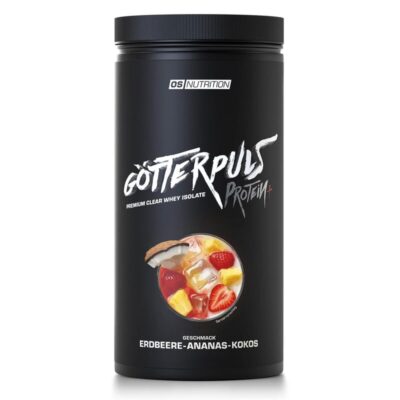 OS Nutrition G?tterpuls Protein+ Premium Clear Whey Isolate 840g Erdbeere-Ananas-Kokos